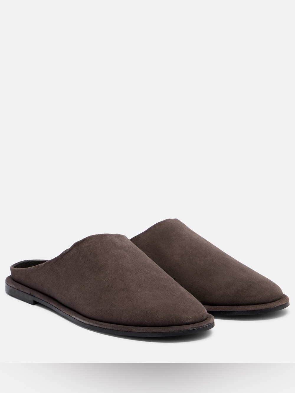 A.Emery Spencer Suede Mules in licorice size 41/US9.5